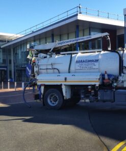 AE & AT Lewis tanker outside Coleg Llandrillo