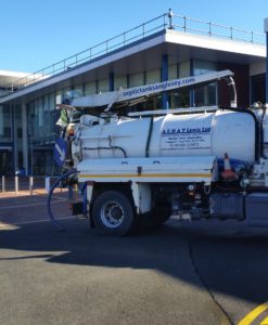 AE & AT Lewis tanker outside Coleg Llandrillo